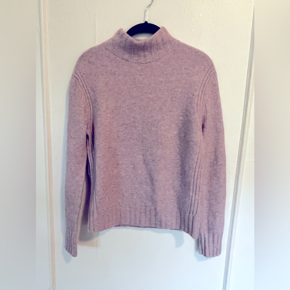 Lavender J Crew Mock-neck Sweater